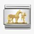 Nomination CLASSIC Gold Symbols Horse With Rider Charm 030149/29