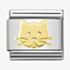 Nomination CLASSIC Gold Cat Face Charm 030162/53