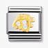 Nomination CLASSIC Gold Zodiac Cubic Zirconia Leo Charm 030302/05