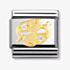 Nomination CLASSIC Gold Cubic Zirconia Zodiac Pisces Charm 030302/12