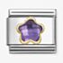 Nomination Classic Purple Cubic Zirconia Flower Charm 030615/001
