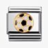 Nomination CLASSIC Gold Sports Black White Football Charm 030204/17