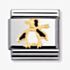 Nomination CLASSIC Gold Animals of Water Penguin Charm 030213/04