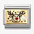 Nomination CLASSIC Gold Christmas Coloured Reindeer Charm 030289/11