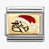 Nomination CLASSIC Gold Christmas Coloured Snowman Charm 030289/12