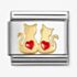 Nomination Classic Symbols Red Heart Cats Charm 030285/70