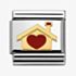 Nomination CLASSIC Gold Love Home with Heart Charm 030283/07