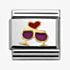 Nomination CLASSIC Gold Love Glasses With Heart Charm 030283/08