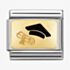 Nomination CLASSIC Gold Graduation Cap Charm 030284/27