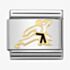 Nomination CLASSIC Gold Sports Karate Charm 030259/19