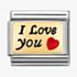 Nomination CLASSIC Composable Plates I Love You Charm 030284/55