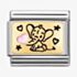 Nomination CLASSIC Composable Pink & Black Elephant Heart Charm 030289/03