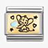 Nomination CLASSIC Composable Blue & Black Elephant Heart Charm 030289/04