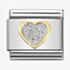 Nomination CLASSIC Gold Glitter Heart Charm 030220/02 *