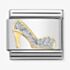 Nomination CLASSIC Gold Glitter High Heel Shoe Charm 030220/04 *