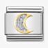 Nomination Classic Glitter Symbols Gold 'Moon' Charm 030220/05