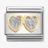 Nomination Classic Glitter Symbols 'Double Heart' Charm 030220/01