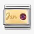Nomination CLASSIC Composable January Garnet Charm 030519/01*