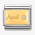 Nomination CLASSIC Composable April Clear Stone Charm 030519/04
