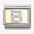 Nomination CLASSIC Silver Glitter Letter B Charm 030291/02
