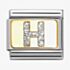 Nomination CLASSIC Silver Glitter Letter H Charm 030291/08
