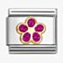 Nomination CLASSIC Pink Glitter Flower Charm 030220/17