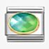 Nomination CLASSIC Blue & Green Gradient Faceted Stone Charm 030612/037