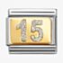 Nomination CLASSIC Gold 15 Glitter Charm 030224/07