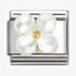 Nomination CLASSIC Sterling Silver Mother Of Pearl White Flower Charm 030521/02