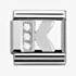 Nomination CLASSIC Silvershine  Letter K Charm 330301/11