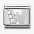 Nomination CLASSIC Silvershine Letter W Charm 330301/23