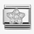 Nomination CLASSIC Silvershine White Cubic Zirconia Star Charm 330304/02