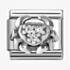 Nomination CLASSIC Silvershine Silver Cubic Zirconia Cancer Crab Star Sign Charm 330326/04*