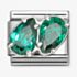 Nomination Classic Double Green Teardrop Charm 330329/12