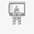Nomination CLASSIC Silvershine Sparkling Letter H Charm 331818/08