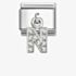 Nomination CLASSIC Silvershine Sparkling Letter N Charm 331818/14