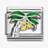 Nomination Classic Yellow Cubic Zirconia Palm Tree Charm 330328/22