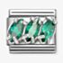 Nomination Classic Trilogy Green Cubic Zirconia Charm 330329/23