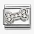 Nomination Composable Classic Cubic Zirconia Bone Charm 330304/52