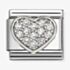 Nomination Composable Classic Cubic Zirconia Heart Charm 330322/24