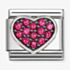 Nomination Composable Classic Red Cubic Zirconia Heart Charm 330322/26