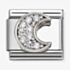 Nomination Composable Classic Cubic Zirconia Moon Charm 330322/30