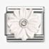 Nomination Composable Classic Cubic Zirconia White Flower Charm 330512/23
