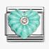 Nomination Composable Classic Cubic Zirconia Turquoise Heart Charm 330512/26