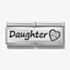 Nomination CLASSIC Silvershine Double Link Daughter Heart Charm 330731/02