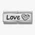 Nomination CLASSIC Silvershine Double Link Love Heart Charm 330731/05
