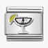 Nomination CLASSIC Silvershine Symbols Cocktail With White Cubic Zirconia Charm 330304/30