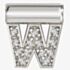 Nomination SeiMia Silver Cubic Zirconia Letter W Pendant 147115/023