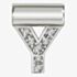 Nomination SeiMia Silver Cubic Zirconia Letter Y Pendant 147115/025