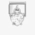 Nomination CLASSIC White Heart Dangle Charm 331812/12